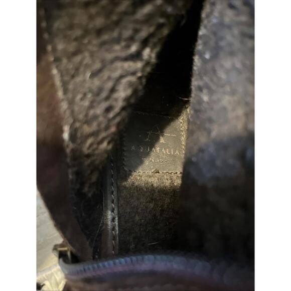 AQUATALIA “KATHY” BROWN SUEDE FAUX FUR BOOTS SIZE 9 RP $600 MADE IN ITALY GC! - Picture 11 of 11